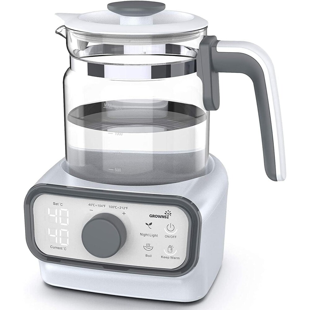 Grownsy Baby Instant Warmer Glass Water Boiler Accurate Temperature Control K113